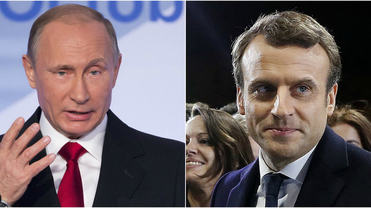 Putin și Macron au avut prima discuție telefonică, angajându-se să dezvolte relațiile amicale ruso-franceze. 