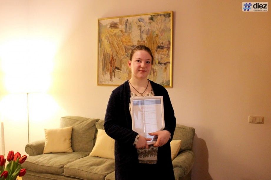 Victoria Romanov, tânăra din Moldova, care a câștigat Concursul Youth Essay Competition.