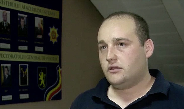 Полицейский Ион Бурдужа.