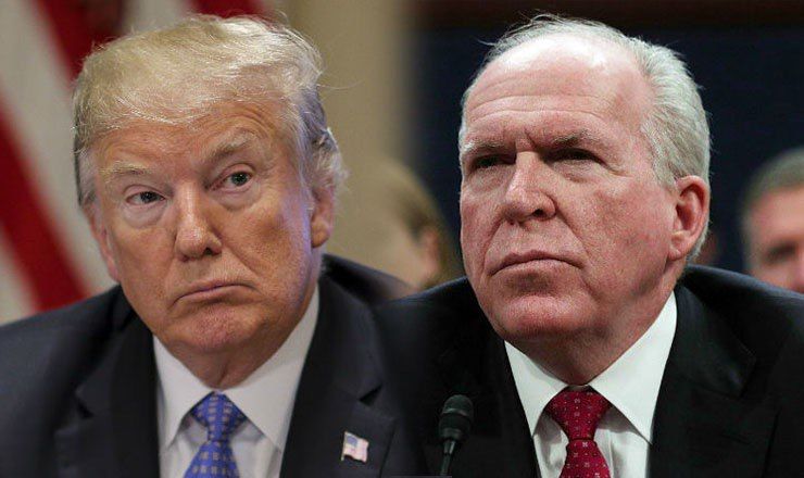 Дональд Трамп заявил, что экс-директор ЦРУ Джон Бреннан является "психически больным" человеком.