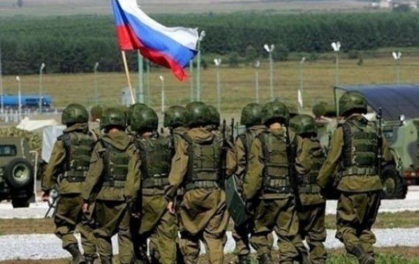 Российские военные.