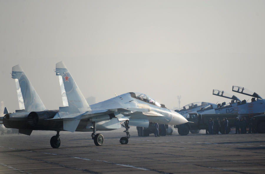 В 2013 году звено российских истребителей приступило к боевому дежурству в Белоруссии.