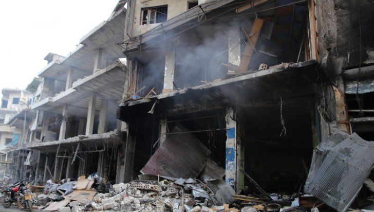 Măcel în Siria. Armata guvernamentală bombardează forțele opoziției. Foto: radioiasi.ro