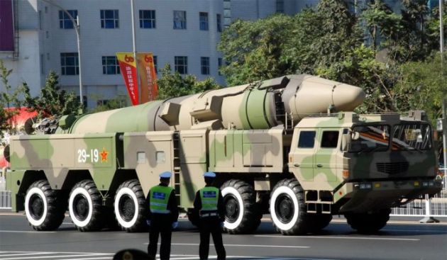 Китай располагает примерно 280 ядерными боеголовками.
