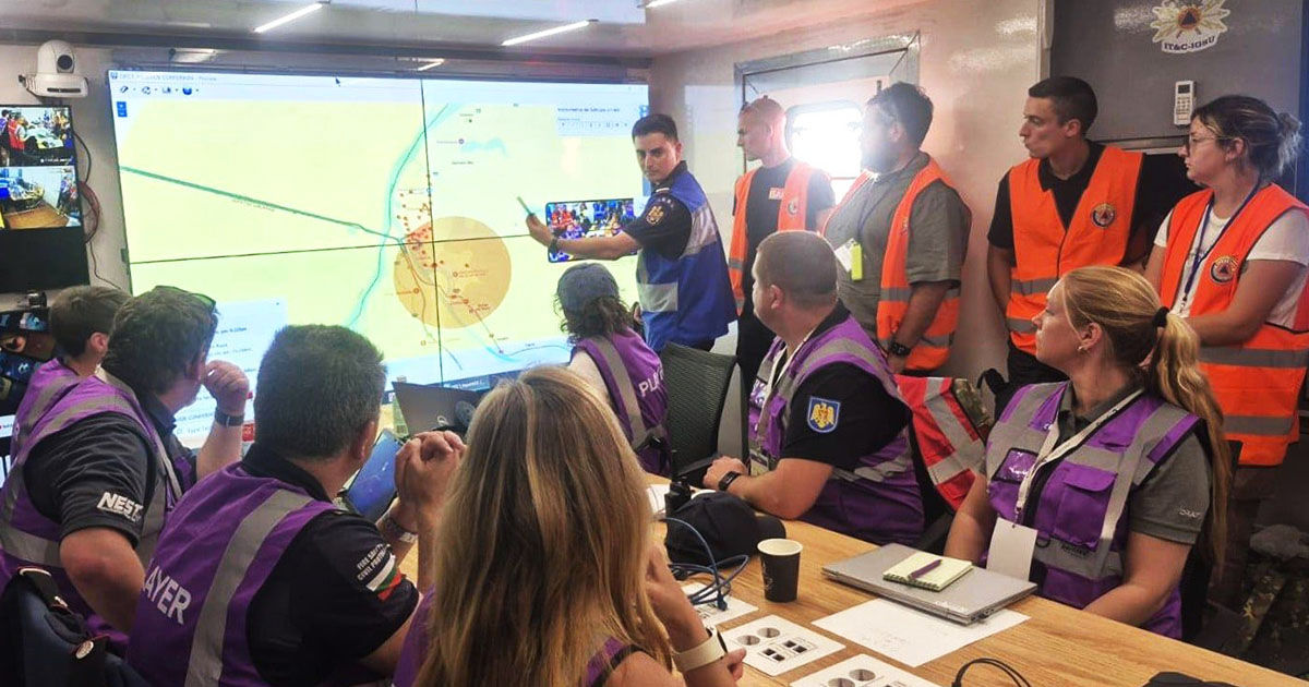 Salvatorii moldoveni au participat în România la un exercițiu de eliminare a consecințelor cutremurelor.