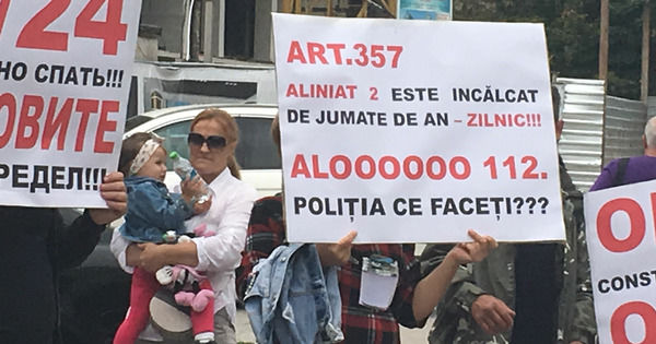В Кишиневе прошел протест против строительства жилого комплекса.