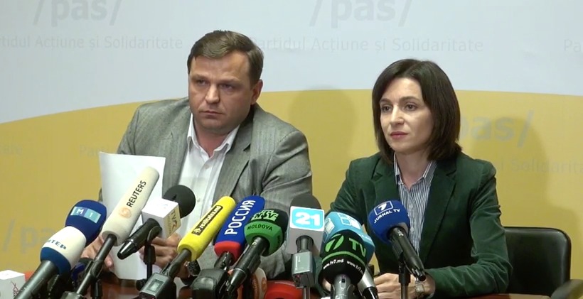 Candidatul forțelor antioligarhice, Maia Sandu.