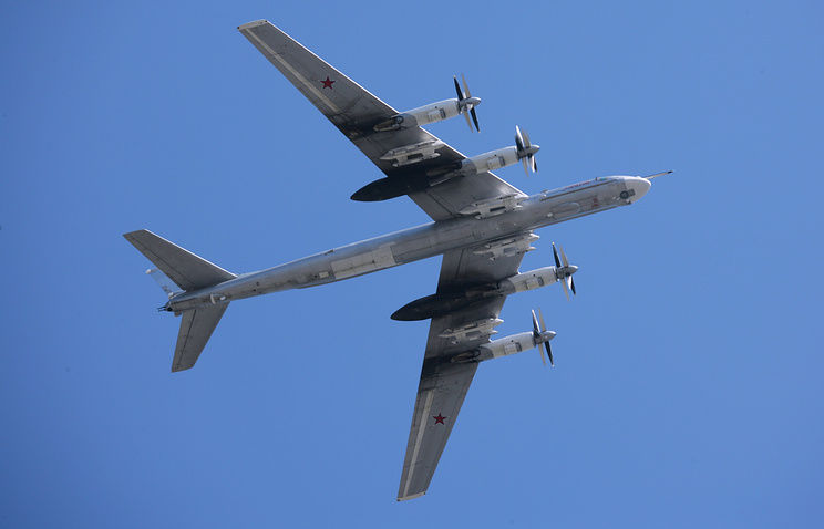 Стратегические бомбардировщики Ту-95МС.