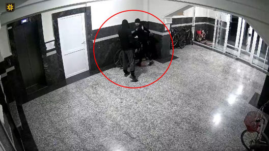 Мужчины попали на видео в момент кражи велосипедов из дома в столице.