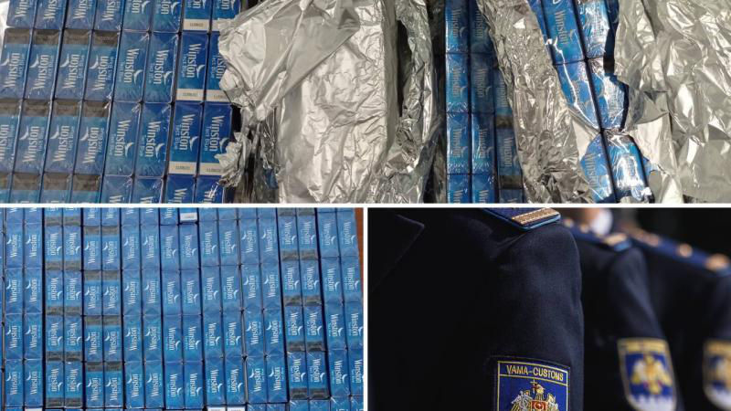 В аэропорту задержали гражданина Румынии с контрабандой сигарет. Коллаж: unimedia.info