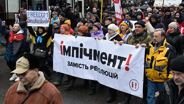 Сторонники Саакашвили предъявили властям четыре требования. Фото: ria.ru