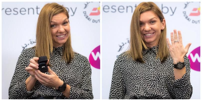 Simona Halep s-a logodit. 