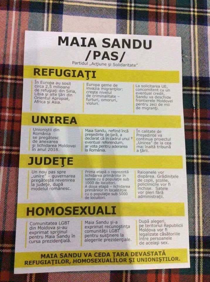 Dodon și conexiunea cu pliantele denigratoare în adresa Sandu.
