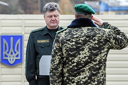 Порошенко отметил, что война на Украину «на этот раз пришла не с запада, а с востока».