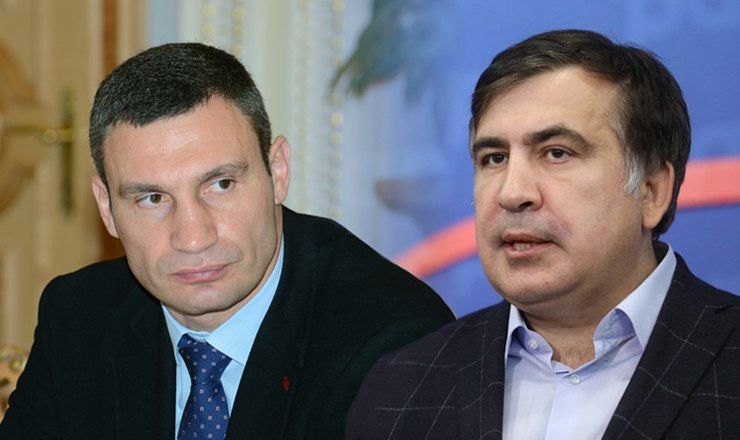 Михаил Саакашвили отказался идти на выборы вместе с партией «Удар» мэра Киева Виталия Кличко.