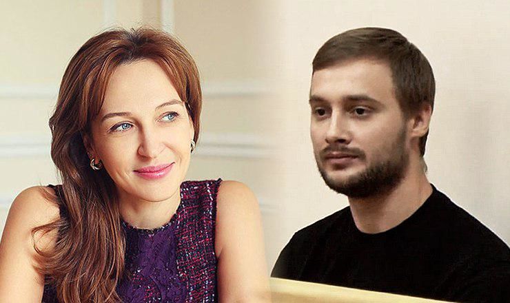 Бывшая жена Влада Филат Санда Дивиричан и его племянник Владимир Русу.