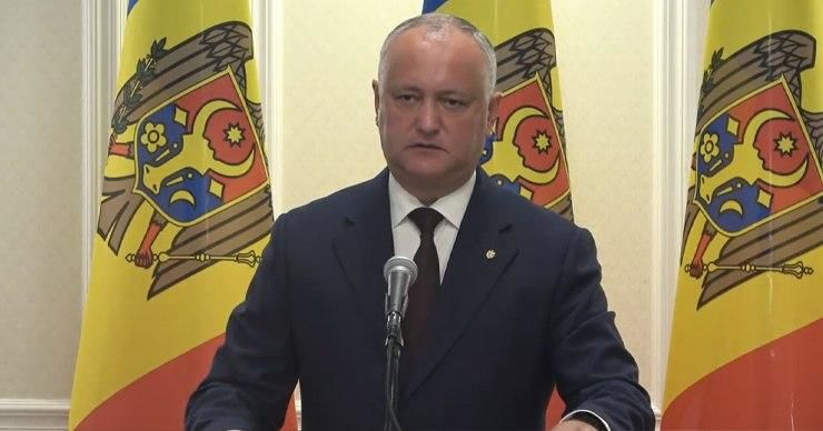 Президент Республики Молдова Игорь Додон. 