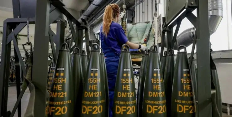 Rheinmetall получит от ЕС 130 млн евро для увеличения производства боеприпасов.