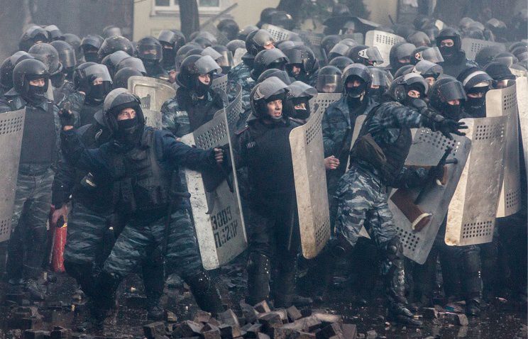 Майдан 18 февраля 2014 года.