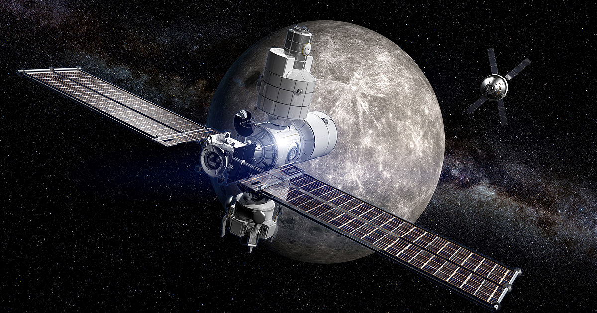 NASA показало, как будет выглядеть первая лунная станция. 