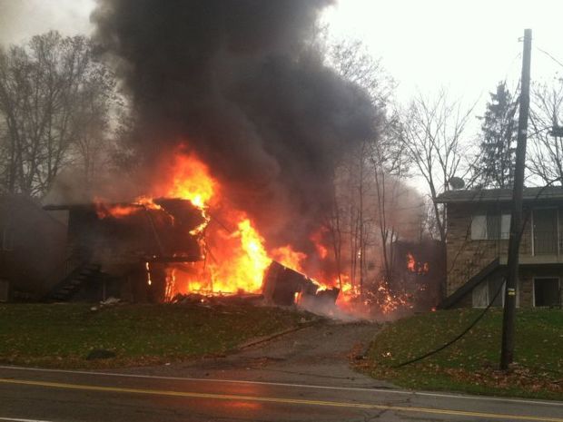 Un avion particular s-a prăbuşit în Ohio. Foto: realitatea.md