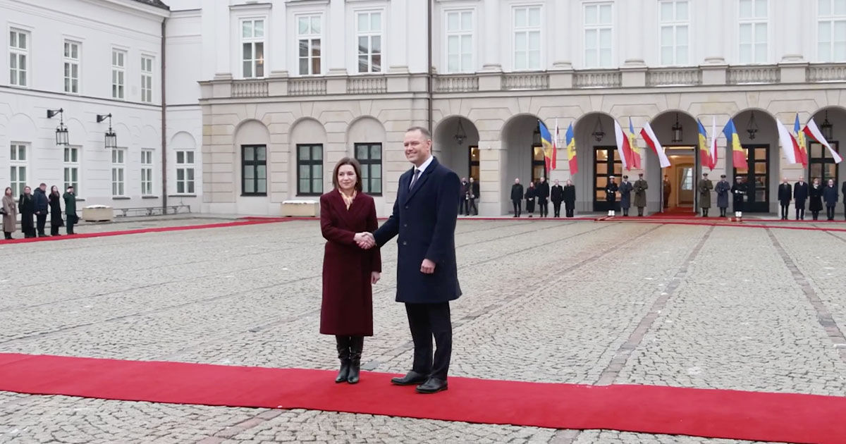 Maia Sandu în Polonia: Extinderea UE nu este un act de generozitate, ci o investiție în securitate.