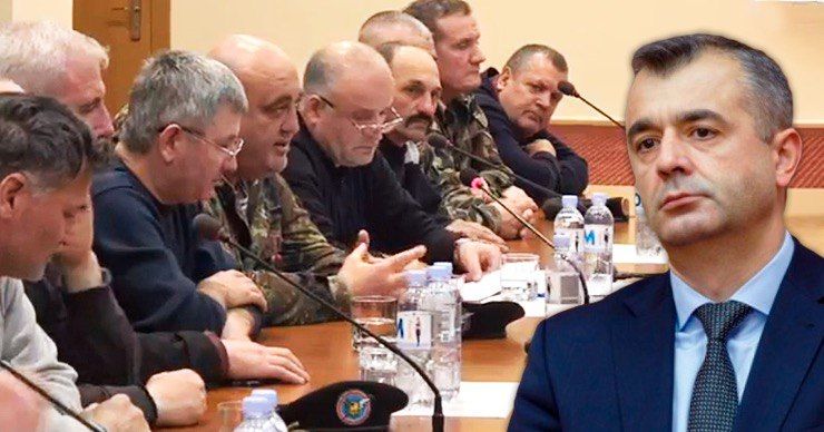 Комбатанты на встрече с Кику: Приравняйте нас к ветеранам Второй мировой войны. Фото: Point.md