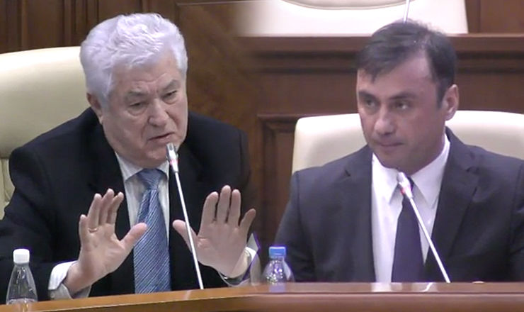 Voronin, îmblânzit de Pârlog: Ați contribuit la experiența . Foto: Point