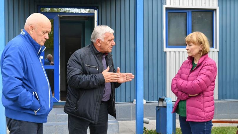 Алла Немеренко нанесла незапланированный визит в центр COVID в Кишиневе.