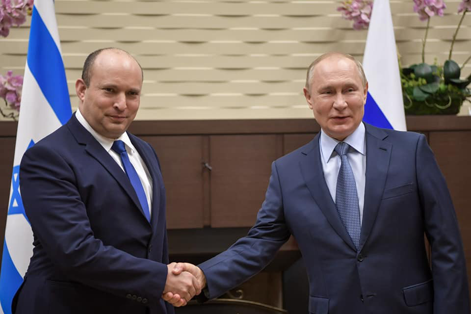 Путин обсудил с премьером Израиля ситуацию вокруг Украины.