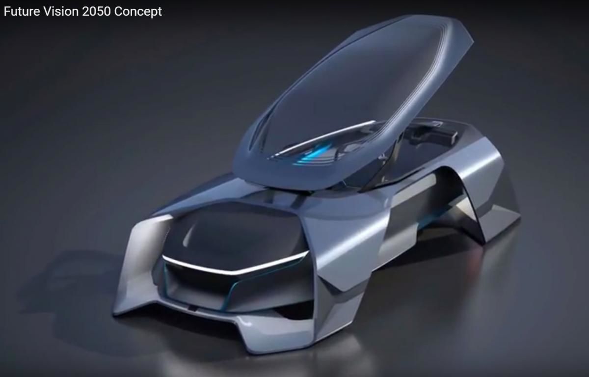 Aşa ar putea arăta Dacia în 2050.