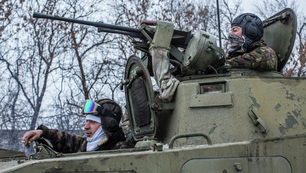 Дебальцево — город областного значения в Донецкой области и один из крупнейших железнодорожных узлов Украины. Фото: Getty images
