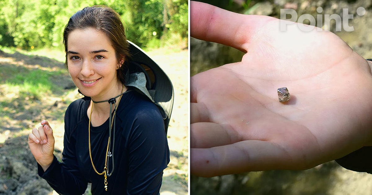 O americancă a găsit un diamant de 2,3 carate într-un parc: Îl va folosi pentru inelul de logodnă.