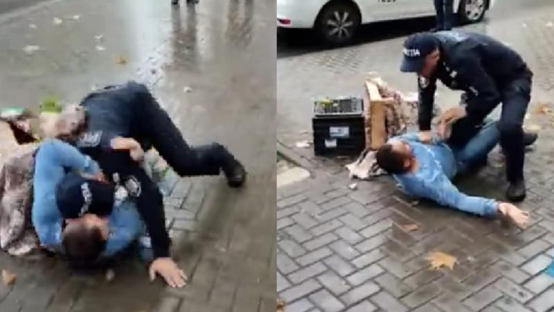 Полиция о драке в столице: Мужчина был пьян и набросился на полицейского.