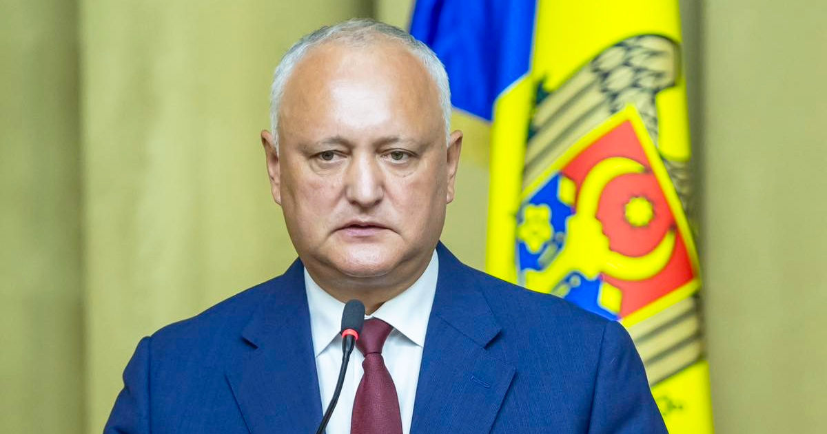 Igor Dodon: PAS urmează scenariul lui Plahotniuc.