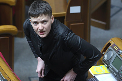 Савченко заявила, что является сторонницей персональных санкций