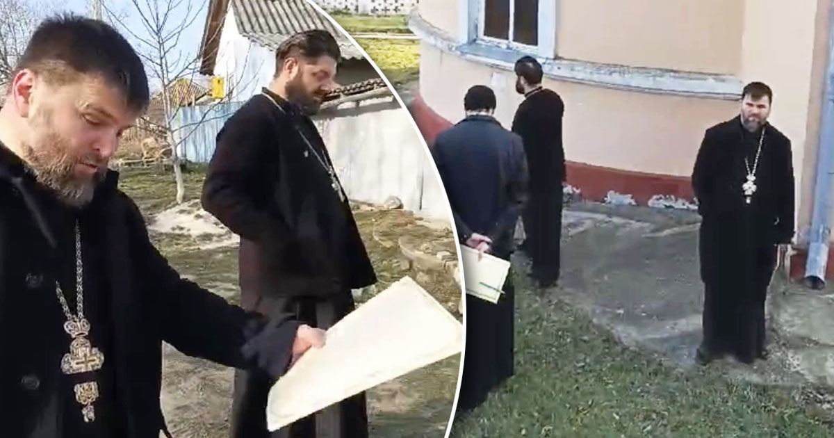 В церкви Оргеевского района произошел скандал.
