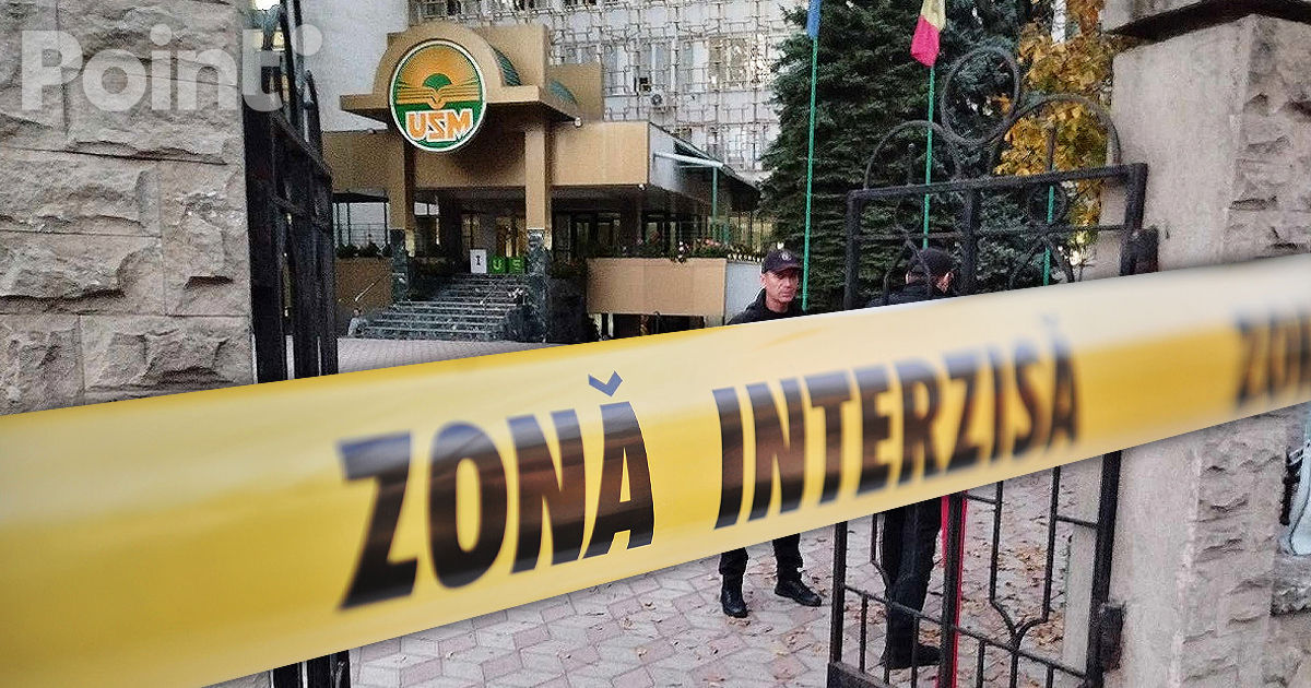 Alertă cu bombă la Universitatea de Stat din Capitală.