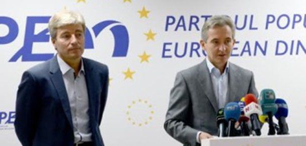 Leancă și Carpov se întâlnesc să-și discute votul pentru Plahotniuc. Foto: ppem.md