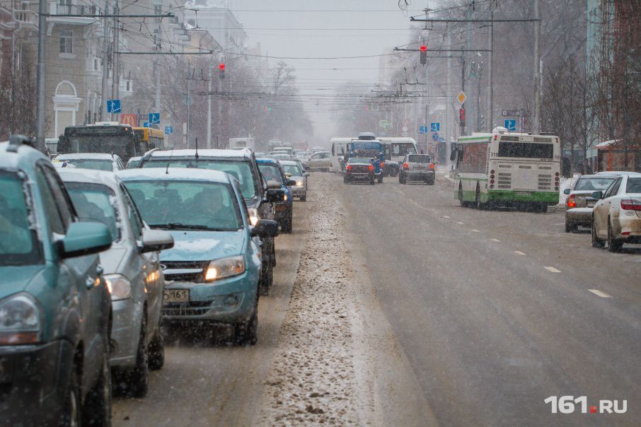 В Центре Кишинева снова пробки.