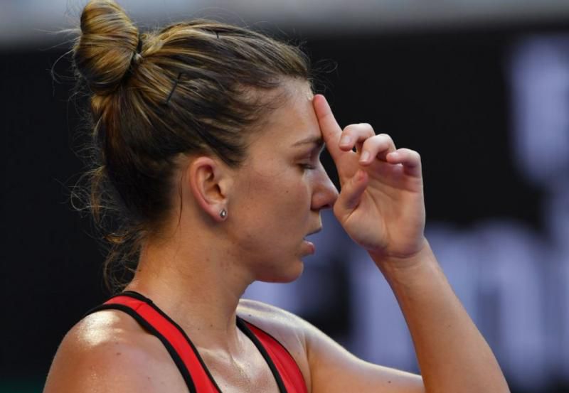 Simona Halep, după victoria sa: Am simțit durerea la gleznă. Foto: digi24.ro