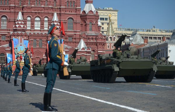 Парад Победы на Красной площади.