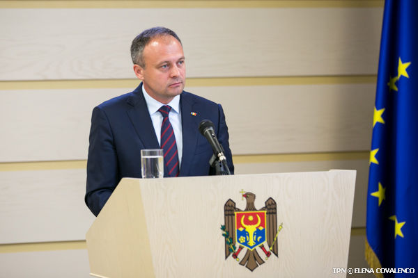 Председатель парламента Андриан Канду.