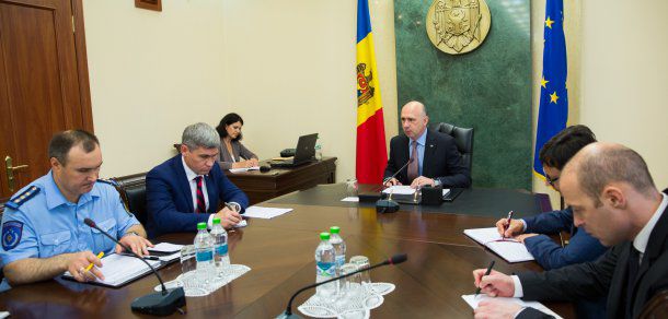 Ședință de urgență la Guvern privind inundaţiile din Ceadîr-Lunga.  Foto: gov.md
