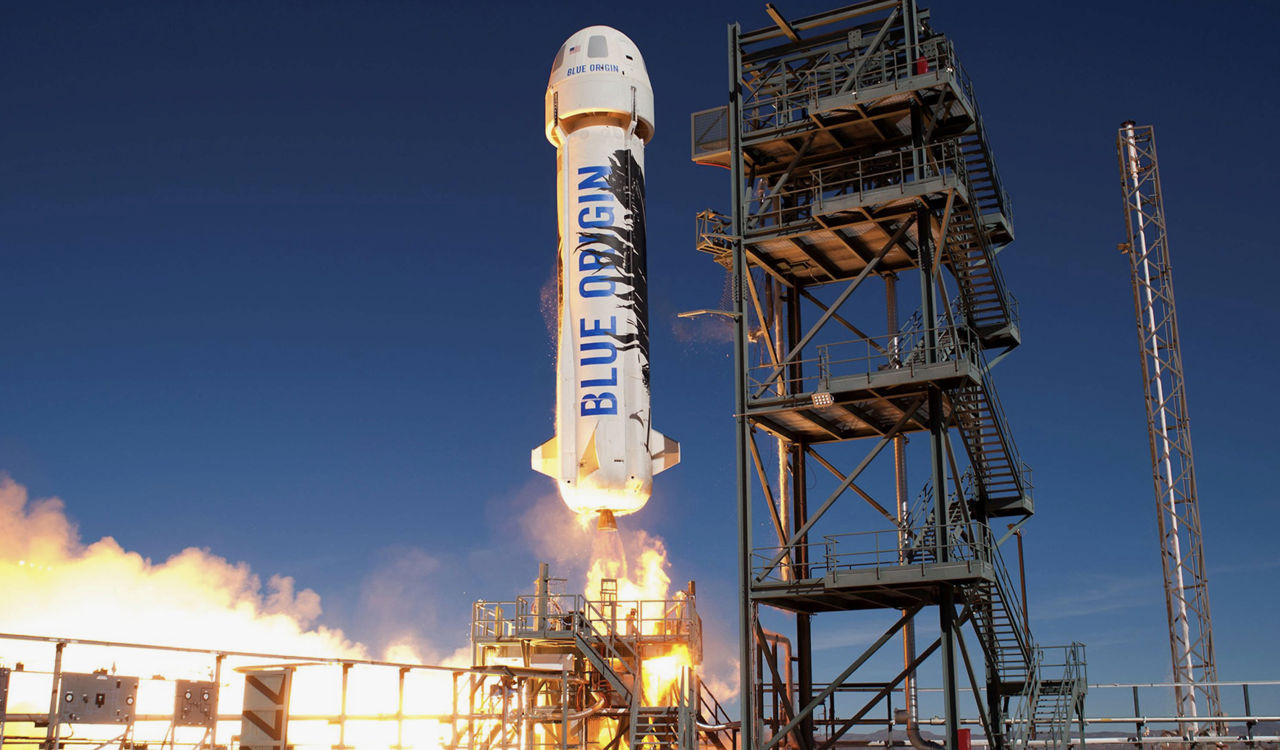 Blue Origin va opri turismul spațial pentru misiunea pe Lună.