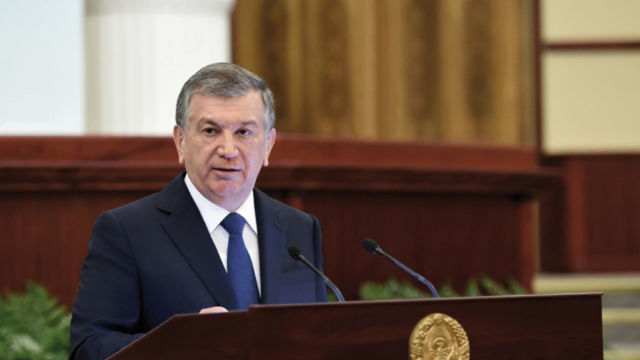 Noul președinte al Uzbekistanului, Shavkat Mirziyaev. Foto: eurasianet.org