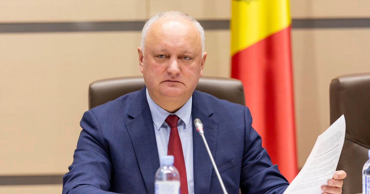 Dodon: Reintegrarea va deveni imposibilă, dacă Moldova își abandonează statutul de neutralitate.