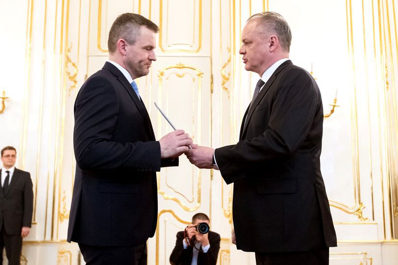 Preşedintele Kiska l-a mandatat pe Pellegrini să formeze un nou guvern