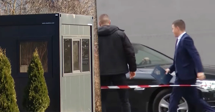 У дома Робу установили пост для офицеров SPPS: его охраняют круглосуточно. Коллаж: Point.md