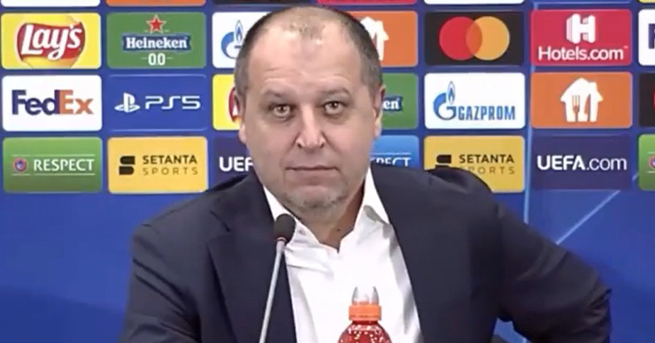 Главный тренер "Шерифа" Юрий Вернидуб.